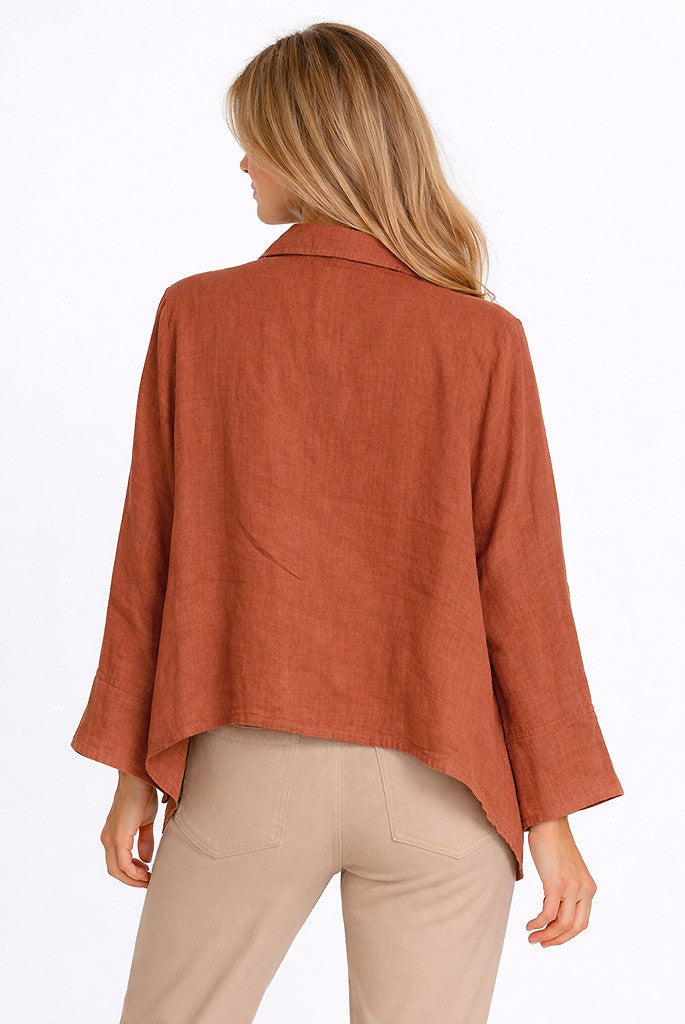 PONCHO PURO LINO - POSITANO