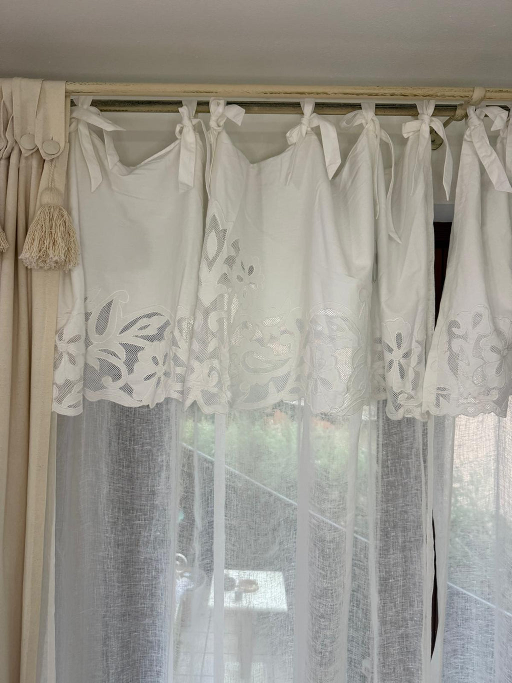 TENDA CON MANTOVANA - BLANC MARICLO