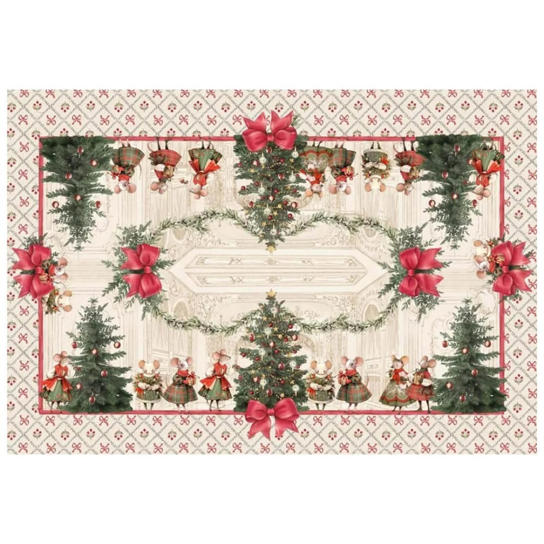 WEIHNACHTSTISCHDECKE - BLANC MARICLO'